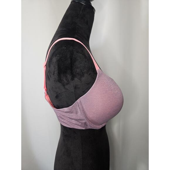 38D Bra Victoria Secret Padded Perfect Coverage Bra Light Pink NWOT Y2K - Picture 4 of 6